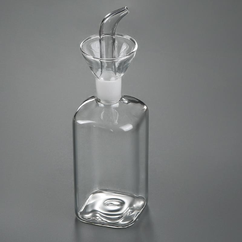 High Borosilicate Glass Oil Pot Household Leak-proof Oil & Vinegar Pots Kitchen Soy Sauce Pot Tank Seasoning Bottle