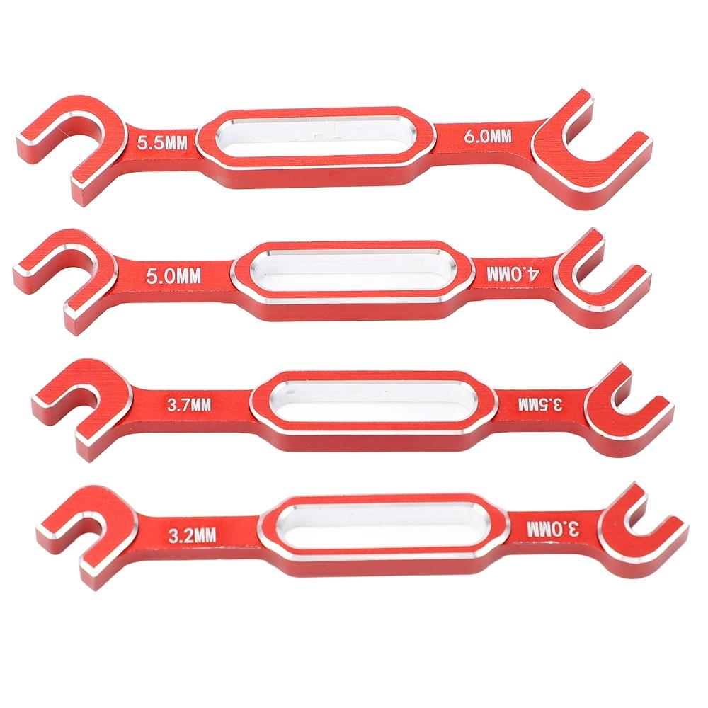 4Pcs/Set Multifunction RC Car Wrenches 3.0-6.0mm RC Maintenance Spanner  For RC Crawler