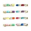Hair Clip Cartoon Style Happy Pill Hair Pin Plastic Non-Fading Hairpin Headwear Hair Styling Tool Hair Accessory