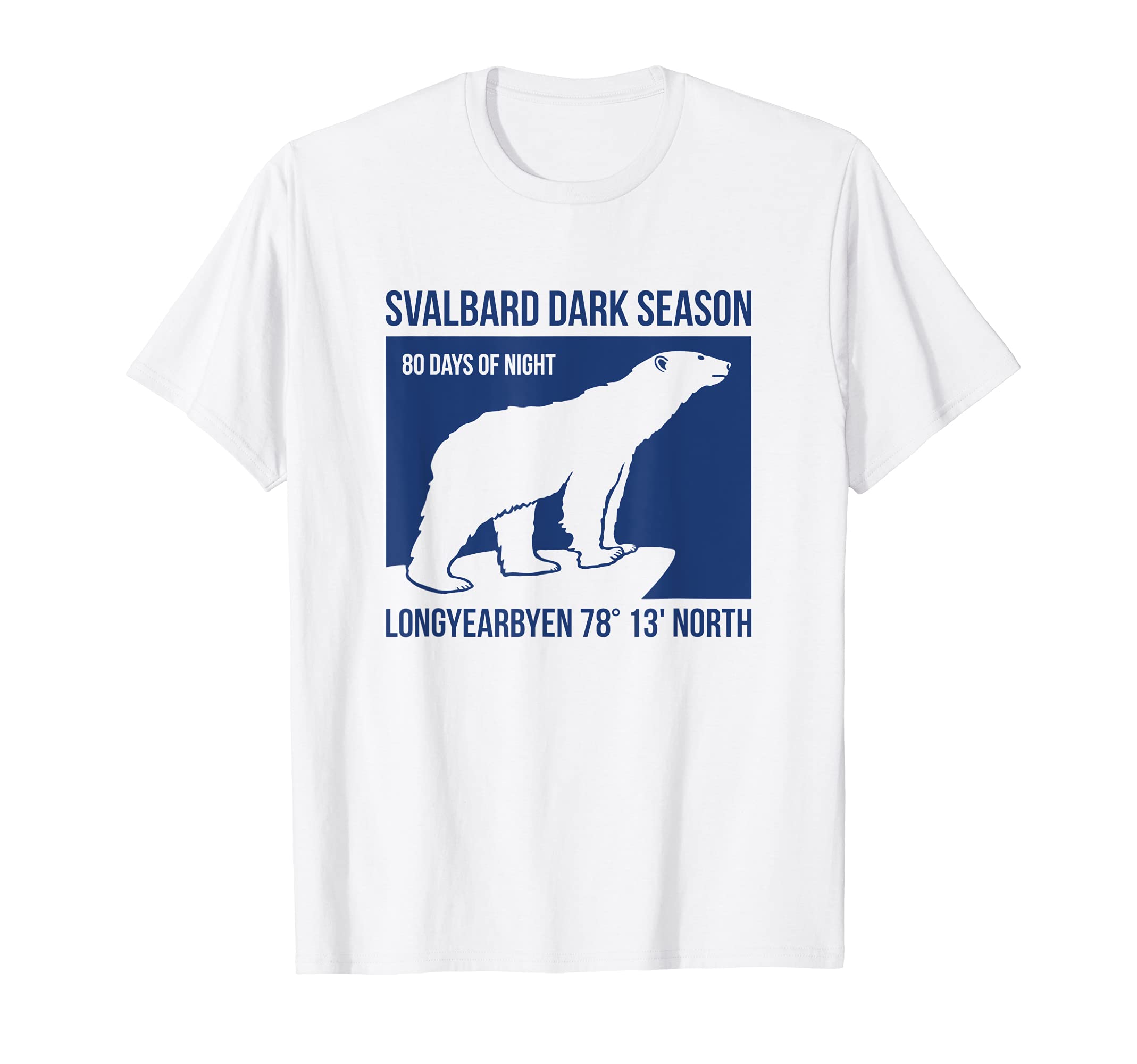 

Svalbard Dark Season Polar Bears | Longyearbyen Norway Bear T-Shirt