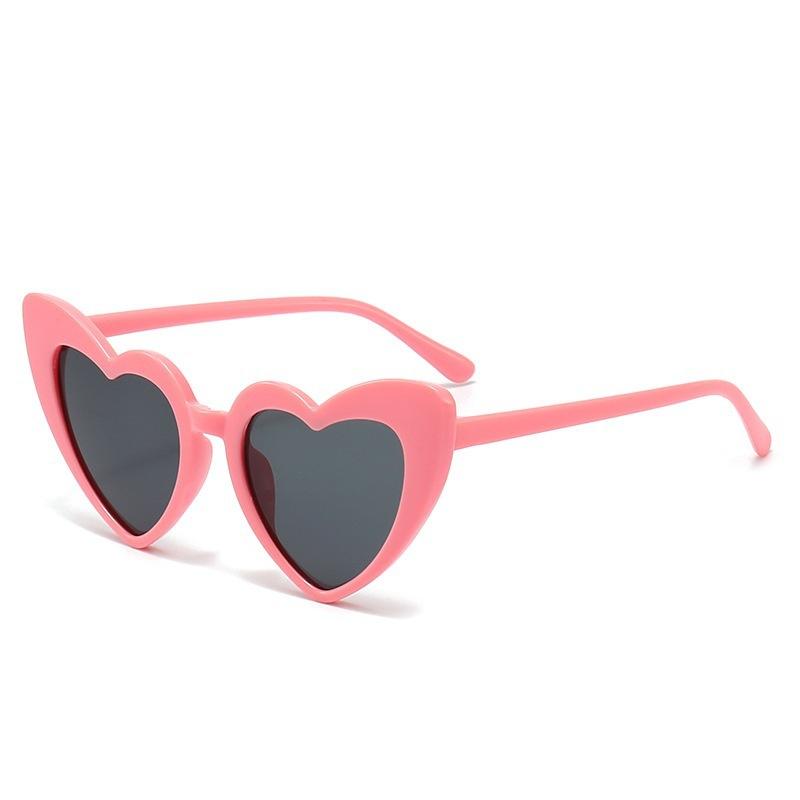 Love Children'S Sunglasses Women'S Peach Heart Sunglasses Baby Glasses Tide Travel Sunshades