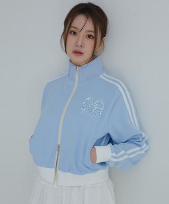 Awesome Studio 88 Race Track Jersey Jacket Sky Blue