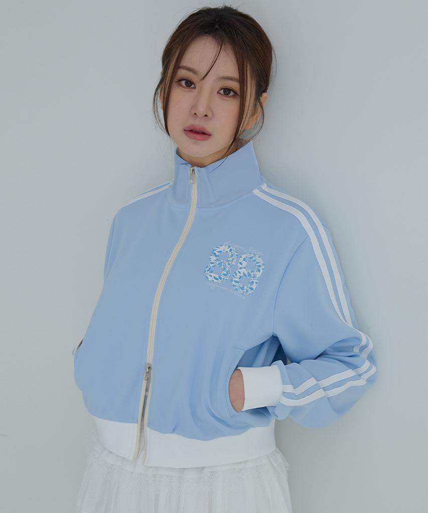 Awesome Studio 88 Race Track Jersey Jacket Sky Blue
