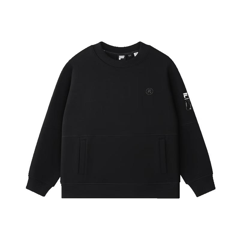 FILA FUSION Unisex Fleece Pullover Sweatshirt L