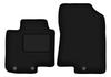 Black Front Floor Mats For: Hyundai I20 III Hatchback (2020-)