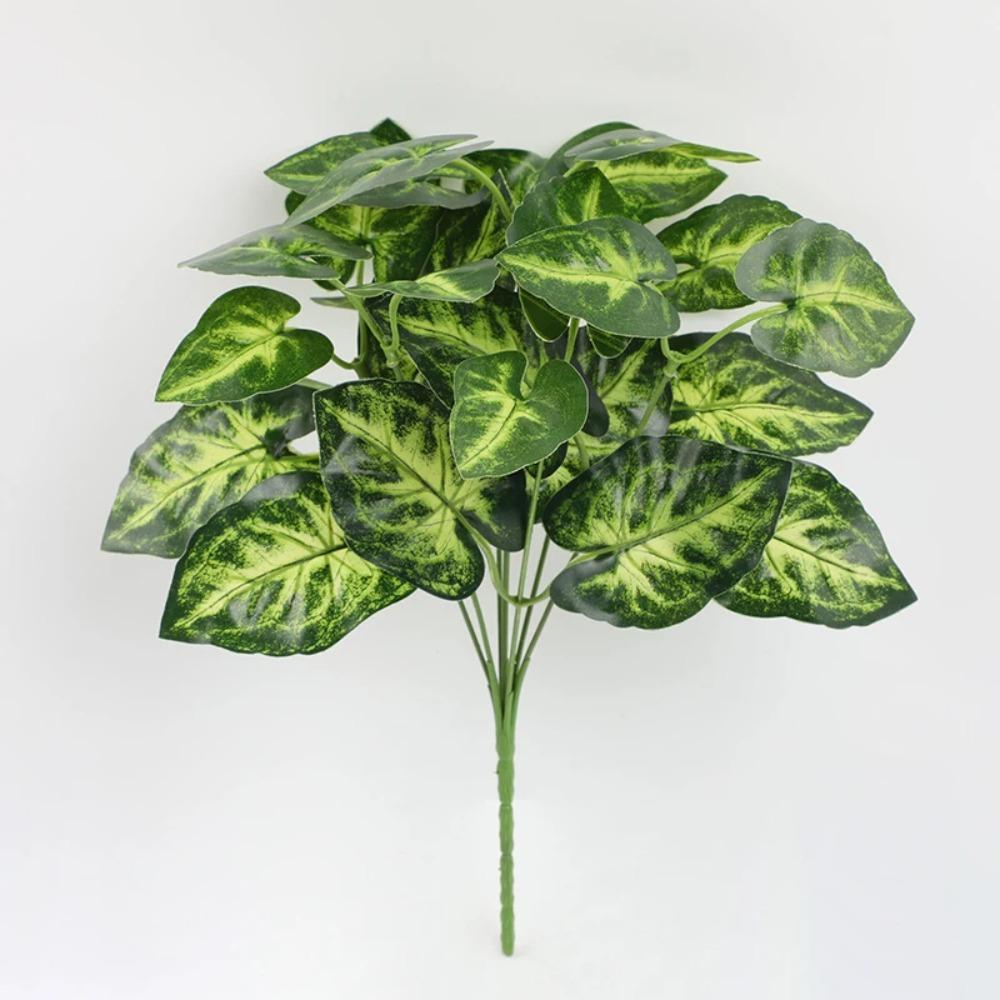 Perilla Leaf Green Potted Plants Large Fake Plant  Wedding Party Decor