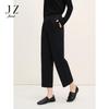 JUZUI Women's Loose Fit Fleece-Lined Cropped Harem Pants
