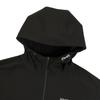 SAUCONY Running Training Series Comfortable Logo Print Hooded Woven Long Sleeve Jacket Men Jacket Black SA2259WJ01T-BK001