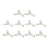 Convenient Canopy Pole Tees for Garden Plant Supports Pet Beds (16mm I D 10PCS)