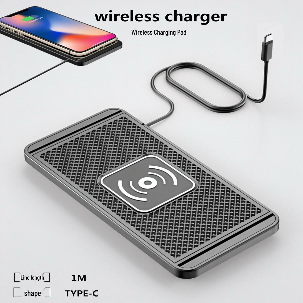 15W Wireless Car Charger Compatible with Huawei, Apple, Samsung for Fast Charging