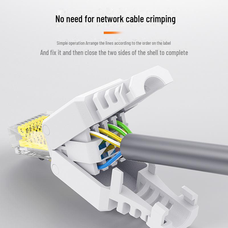 Conector de rețea cristal CAT.5b de calitate inginerească fără scule