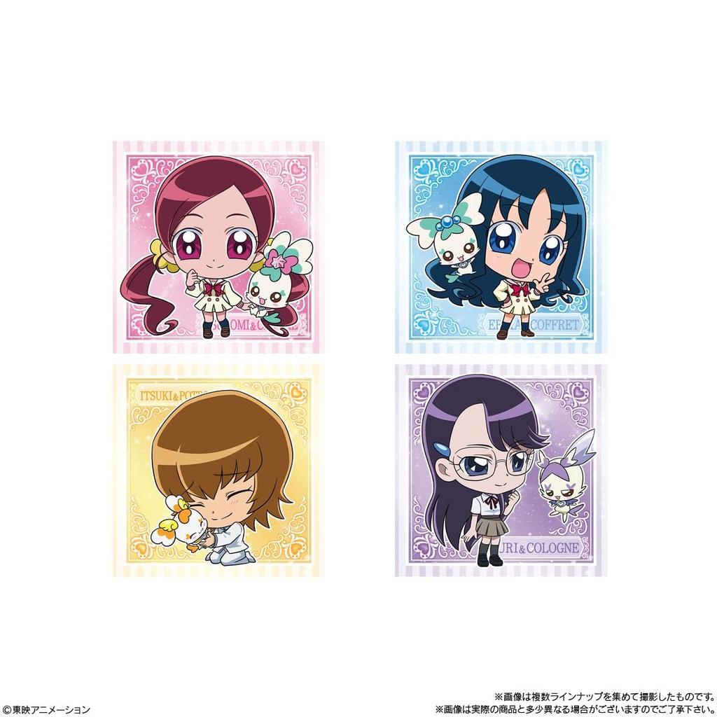 BANDAI Niformation PreCure All Stars Seal Wafers 2 Vanilla Cream Flavor Wafers Candy Toy Set of [Box 20]