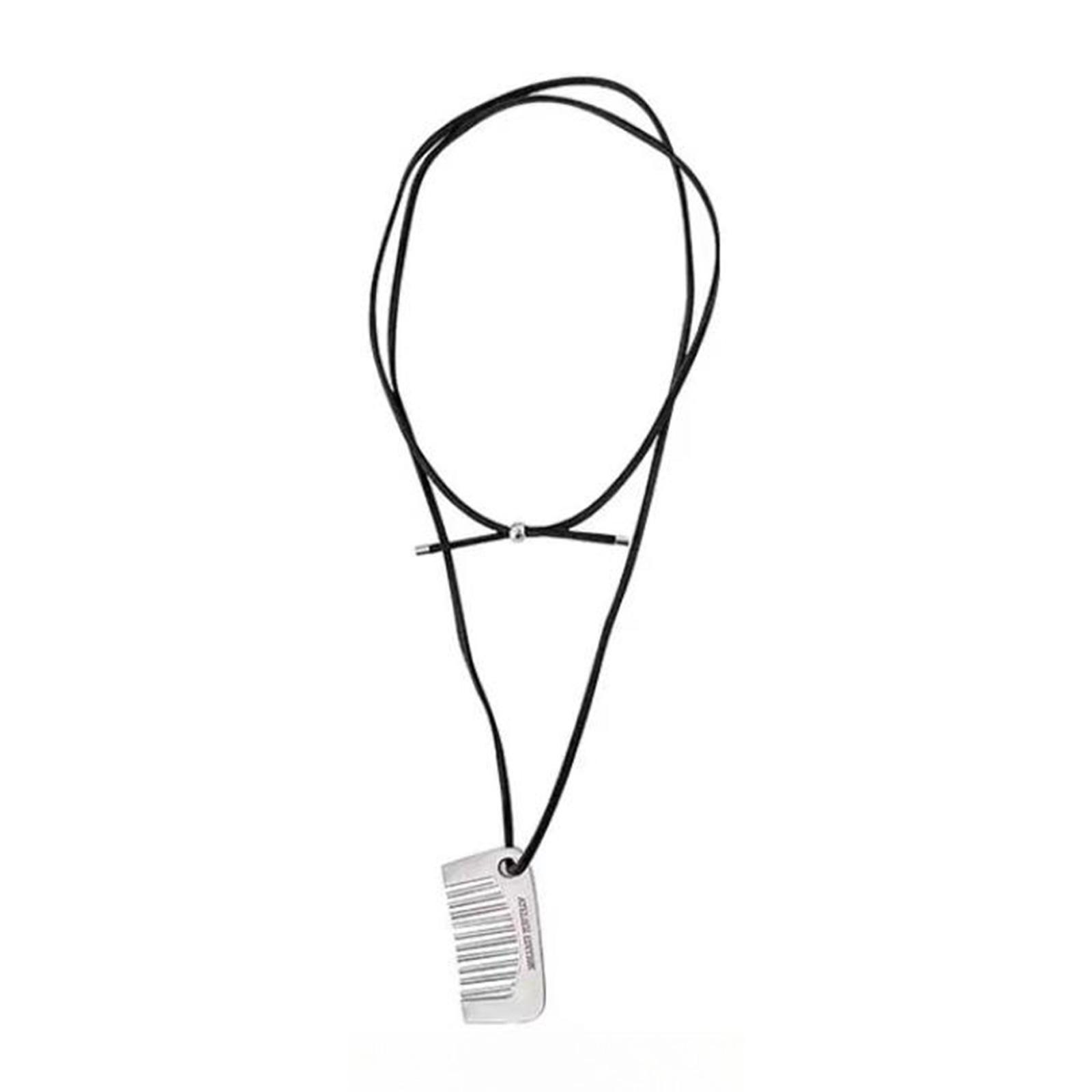 

Ожерелье с подвеской в виде гребня, бархатная лента, цепочка на ключицу, регулируемая длина, модные аксессуары для женщин и девочек серебряный