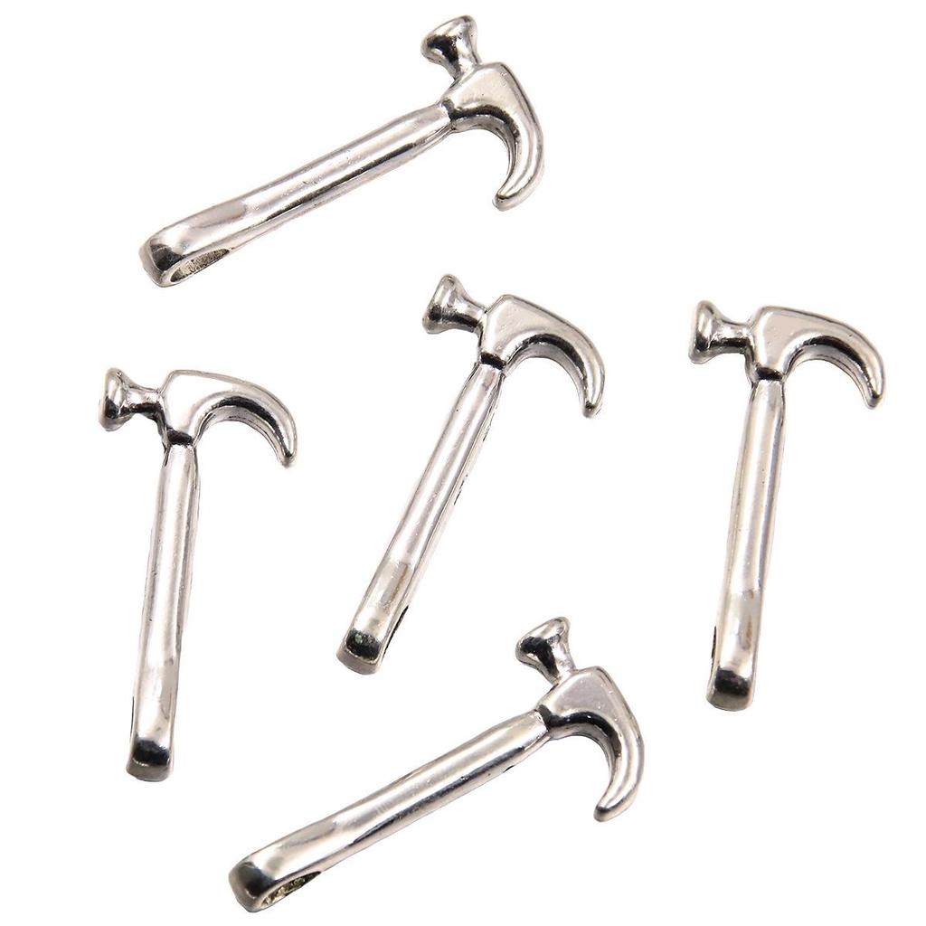 16 Stylish Alloy DIY Tool Charm Pendant: Saw & Knife Design
