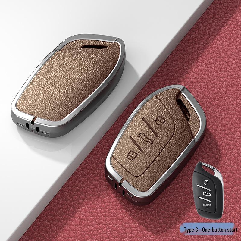 Compatible Key Cover for Roewe RX5 Max/ RX5/ RX3/ I5/ I6 Plus/ New 350/360 - Unisex Design.