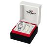 Tissot T-My Lady Quartz Watch with Leather Strap, Officially Imported, T1320101111100, Women's, White Mother-of-Pearl Dial