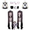 Nekopara Chocola Vanilla Katzenmädchen Kleid Dienstmädchen Kostüm Perfekte Nähte Atmungsaktiv