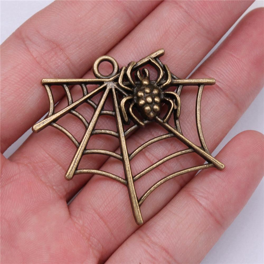 Charms Spider Halloween Bat Pendants Kids' Jewelry Materials QC119