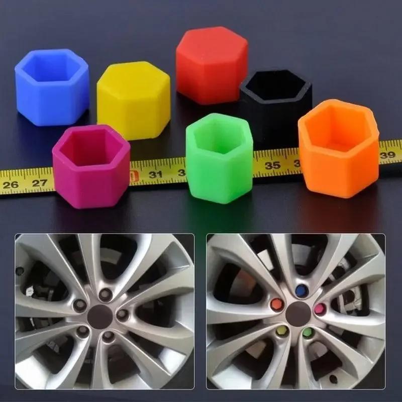 20Pcs Car Wheel Nut Caps Anti-Rust Auto Hub Screw Protection Covers Car Tire Screw Caps Nut Bolt Covers Auto Exterior 17/19/21mm