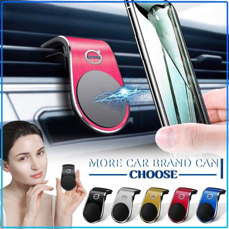1Pcs Car Magnetic L-shaped Car Dedicated GPS Phone Holder For Volvo XC90 XC60 XC70 XC40 V90 V60 V40 C70 C30 S80