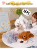 Adorable Realistic Lying Dog Plush Pillow and Soothing Companion   