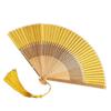 Hollow Handle Carved Bamboo Folding Fan Retro Antiquity Folding Fans Chinese Folding Fan  Japanese