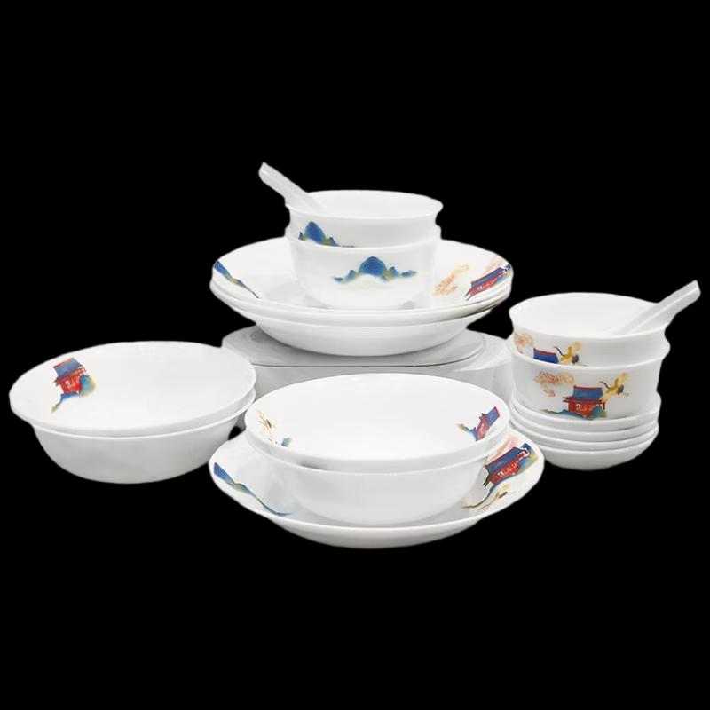 VISIONS Corning Sheng Shi Ming He 20-Piece Dinnerware Set
