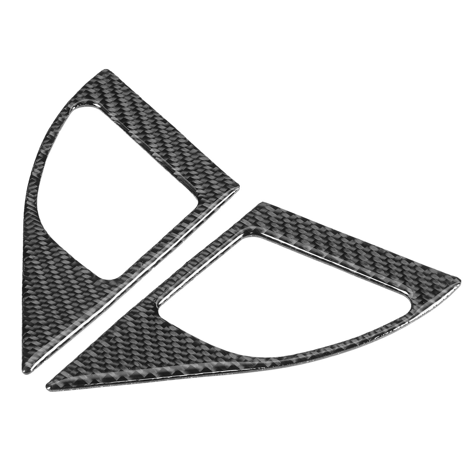 2 шт. Накладки на динамики внутренней двери, карбоновые накладки, левая и правая, подходят для Mitsubishi Lancer DE ES 2008–2016