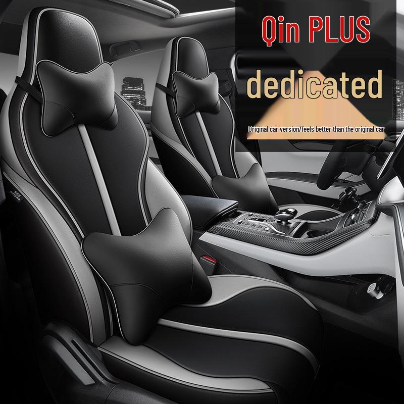 Pernă de Scaun Auto din Piele CKJ Sports pentru BYD Qin PLUS - Husă pentru Toate Anotimpurile