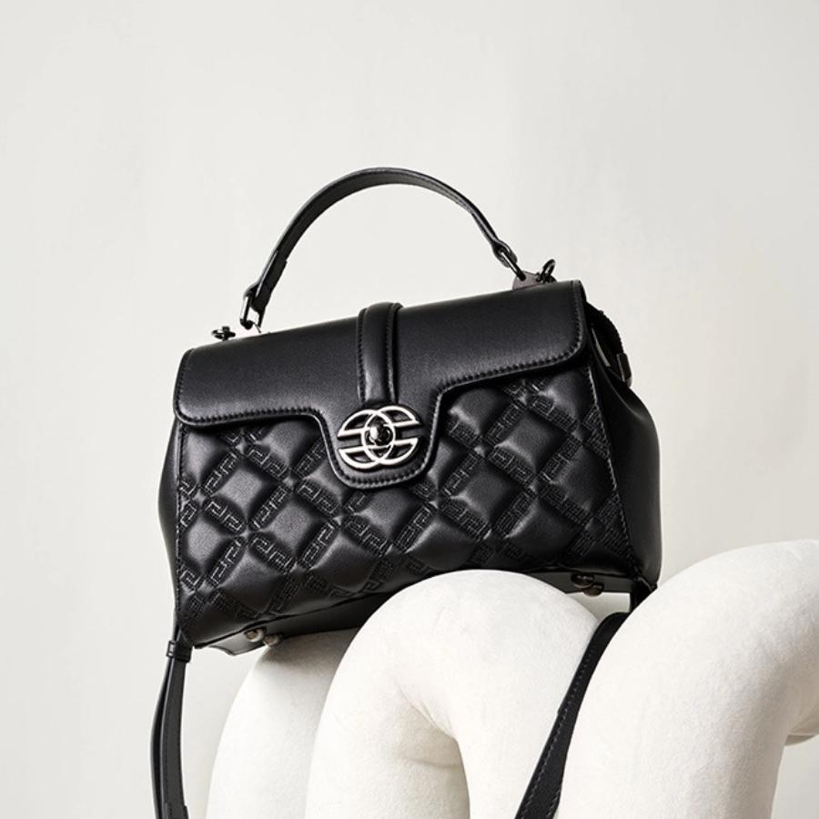 

Сумка кроссбоди из натуральной кожи через плечо для женщин, женская сумка-мессенджер известного бренда, элегантная сумка-тоут для леди, классика чёрный