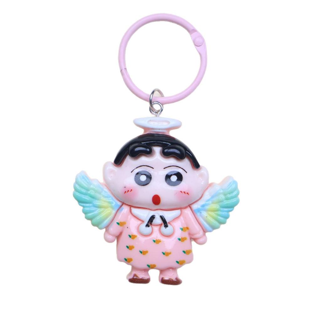 Crayon Shin-chan Cute Cartoon Keychain Pendant for Bags & Backpacks - Perfect Couple Gift