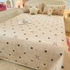 Thickened Milk Velvet Bed Cover for Autumn and Winter, Warm Cotton Bed Sheet with Velvet Mattress, Tatami Bedding