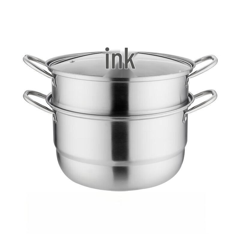 ZISIZ Multipurpose 304 Stainless Steel Steamer Soup Pot
