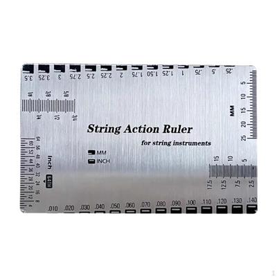 Compact Guitar Setup Tool, String Height Measurement Device for Luthiers