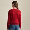 Zhaojun Women's Autumn/Winter Round Neck Cable Knit Cashmere Sweater