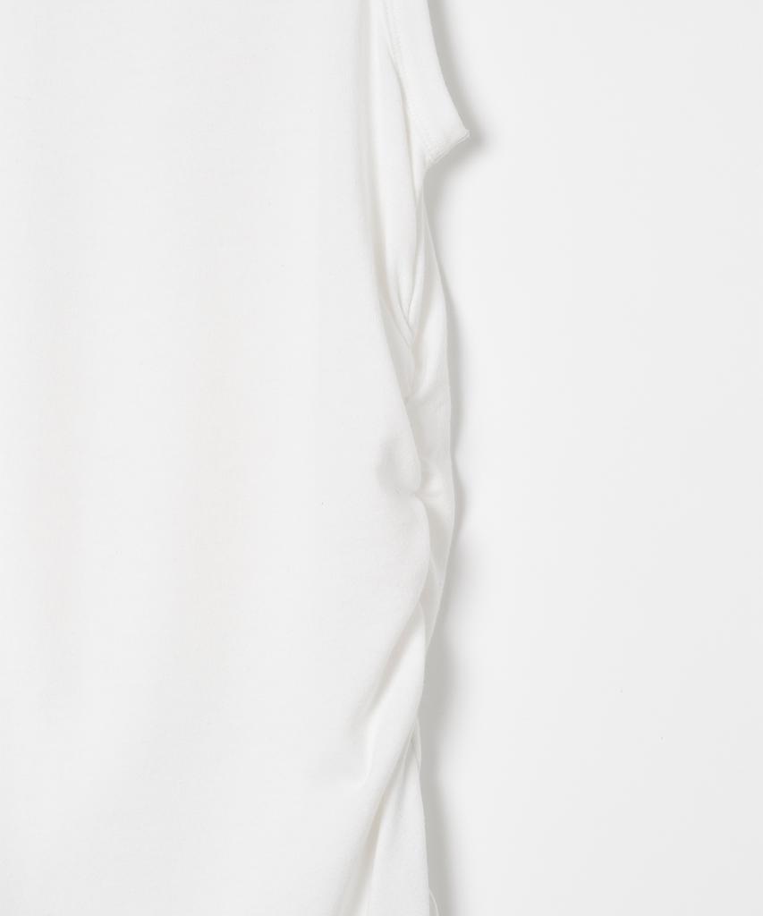 MILLO WOMEN Ruffle Sleeveless Top [Ivory]