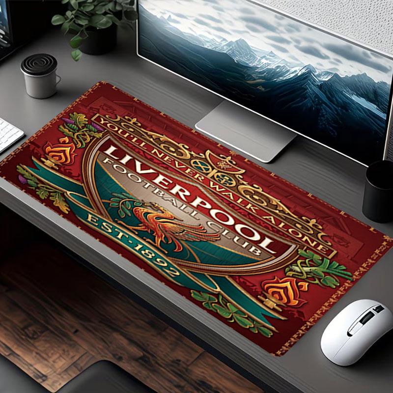 Podložka pod myš s potiskem Liverpool Football Club, pro podložku pod klávesnici, podložka na notebook PC pro kancelářské domácí použití, dekorace stolu, perfektní dárek k narozeninám pro hráče
