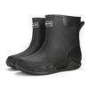 Men's and Women's Rain Boots, Mid-tube Outdoor Motorcycle Tide Waterproof Shoes, Thick-soled Rubber Shoes, Lightweight Overshoes