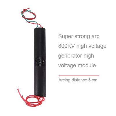 Gerador de Alta Tensão Pulsada 800Kv Módulo Inversor de Arco Elétrico Longo de 3cm 7.2V