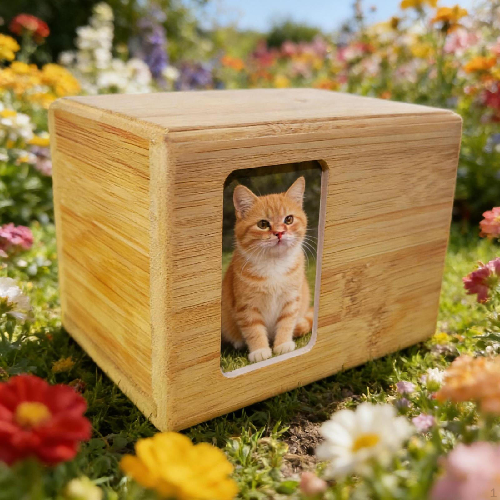 

Pet Urn Supplies Elegant Decorative for Dog or Cat Sturdy Compact Container Remembrance Gift Burial