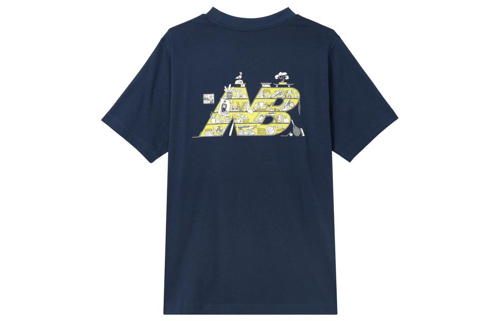 Men's T-Shirt New Balance T Shirt Men's Marine Blue