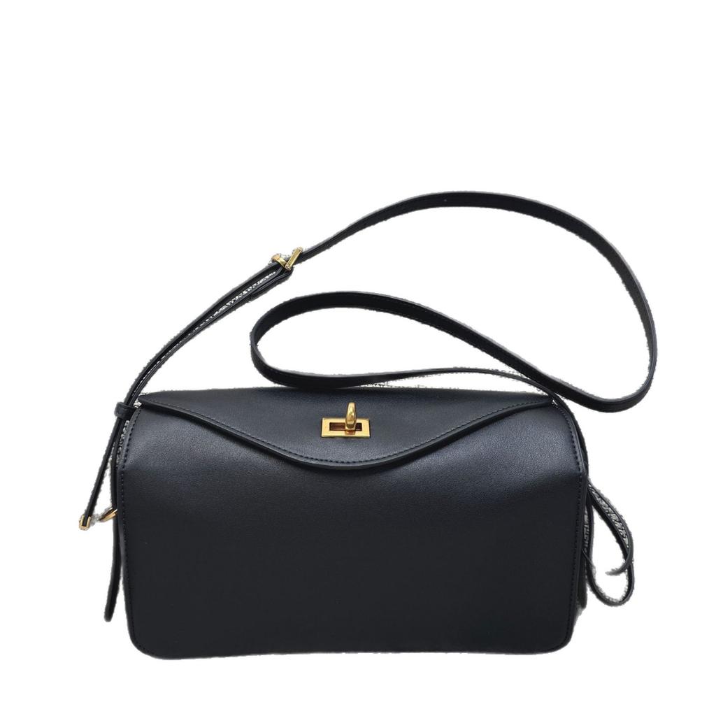 First layer cowhide rodeo pillow bag high-end leather women's underarm bag new niche commuter shoulder messenger bag