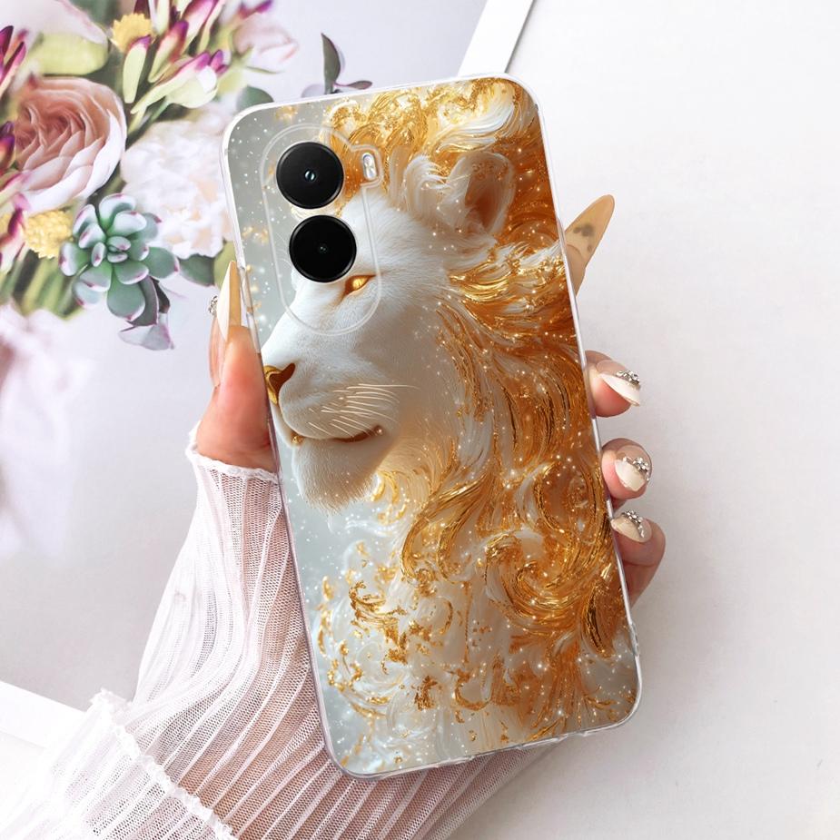 For Xiaomi Poco M7 4G Case PocoM7 Plus Cool Dragon Luxury Painted Cover Soft Silicone Case For Xiaomi Poco M7 Pro PocoM7 5G Bags