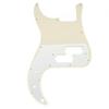 Musiclily Pro Precision Bass Aged White for MIJ Fender Precision Bass 13-Hole Pickguard, 4-Piece, Pearl, 4-String Japanese-Made