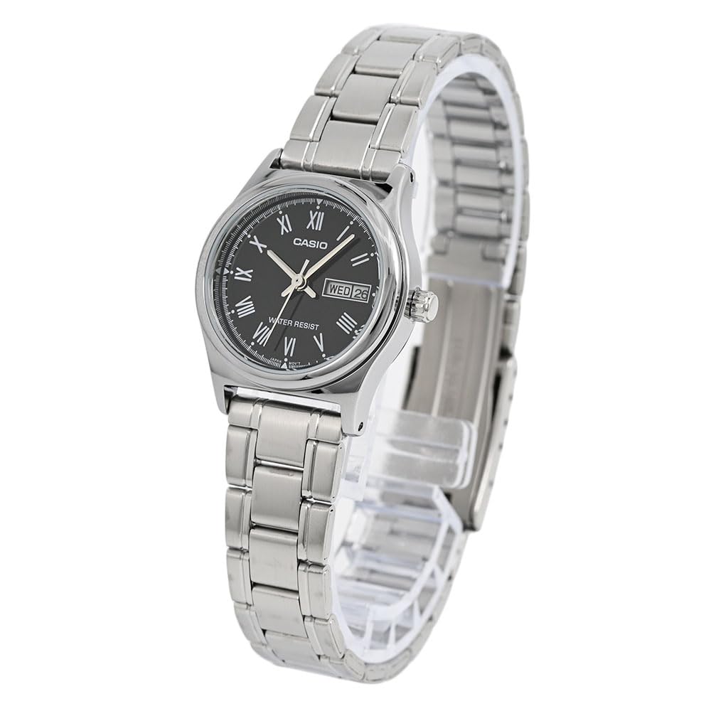 Casio Analog Quartz STANDARD Black Silver LTP-V006D-1B