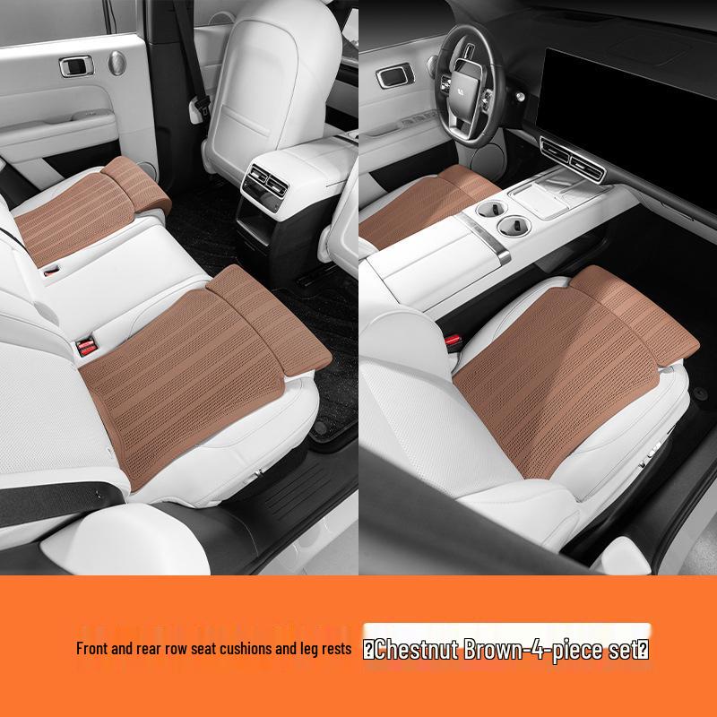 GM Perforated Cushion with Integrated Leg Rest for Car Interior Comfort