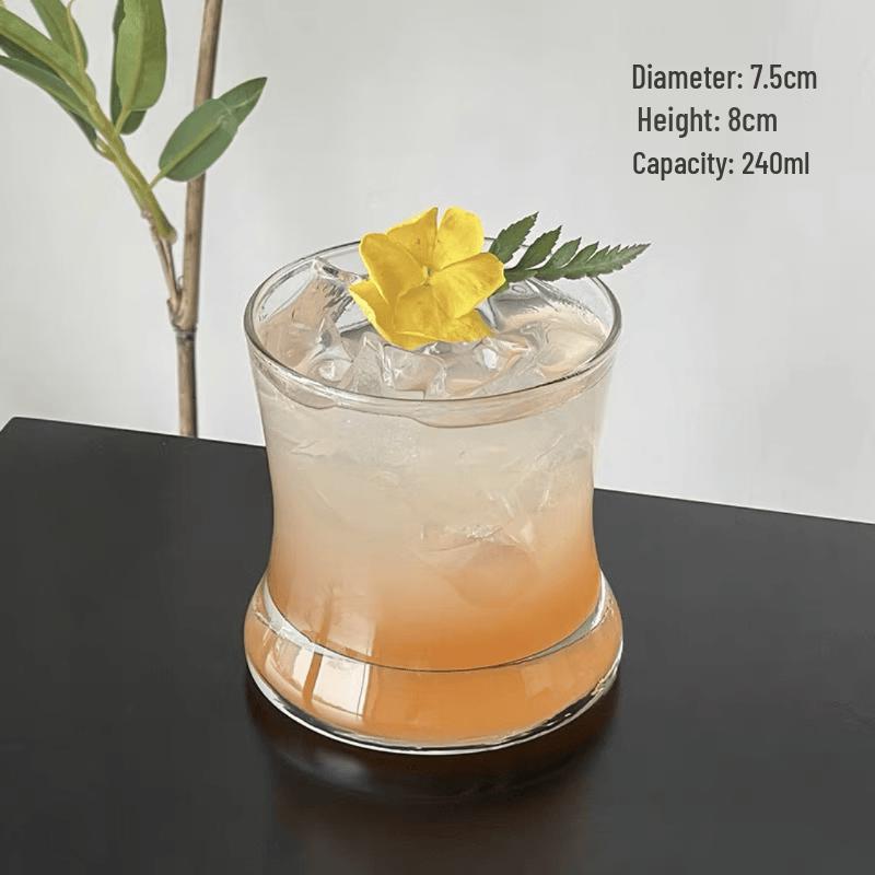 De Ou Starlight Thick-Bottomed Tapered Glass Cup Set