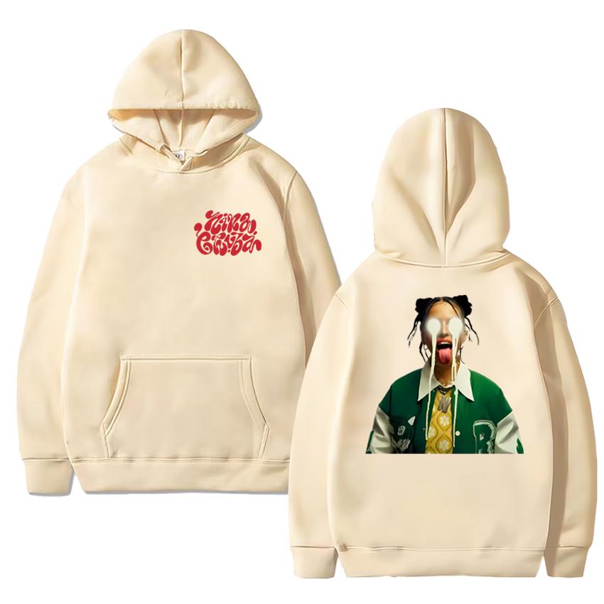 2025 Hot Singer Nina Chuba Double Sided Printed Hoodies Autumn Winter Men Women Fashion Fleece Pullover Unisex Casual Sweatshirt