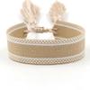 Ethnic Style Woven Bracelet with Embroidered Tassels - D Family DIY Promotion Wristband