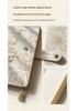 Elegant A5 PU Leather Notebook with Gold Embossing & Snap Closure - Premium Planner & Business Gift